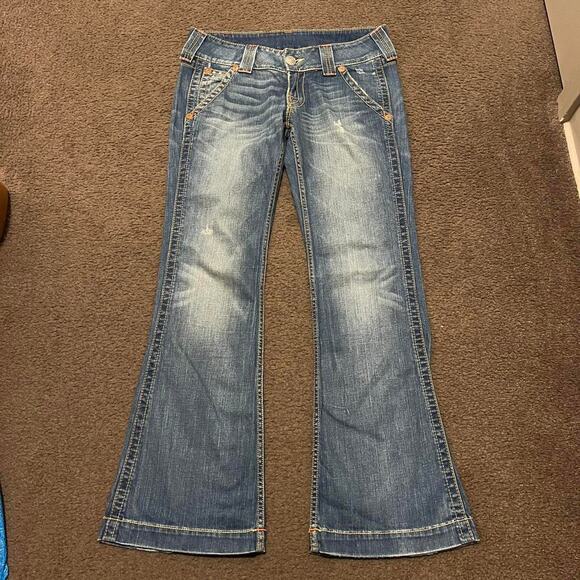 Y2K True Religion Low Rise Flare Jeans - Picture 4 of 7